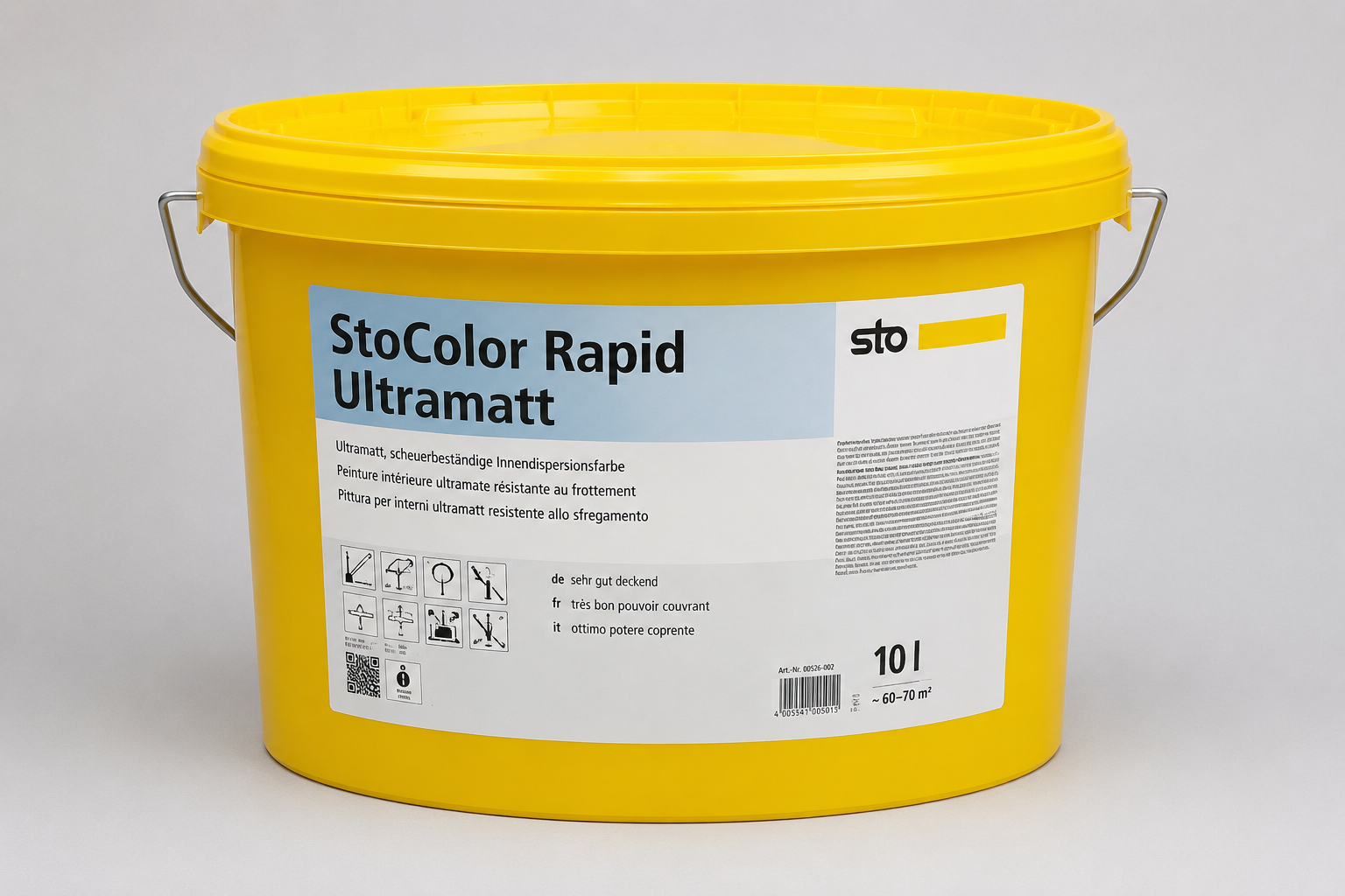 Premium Innenfarbe Weiß - StoColor Rapid Ultramatt Weiß